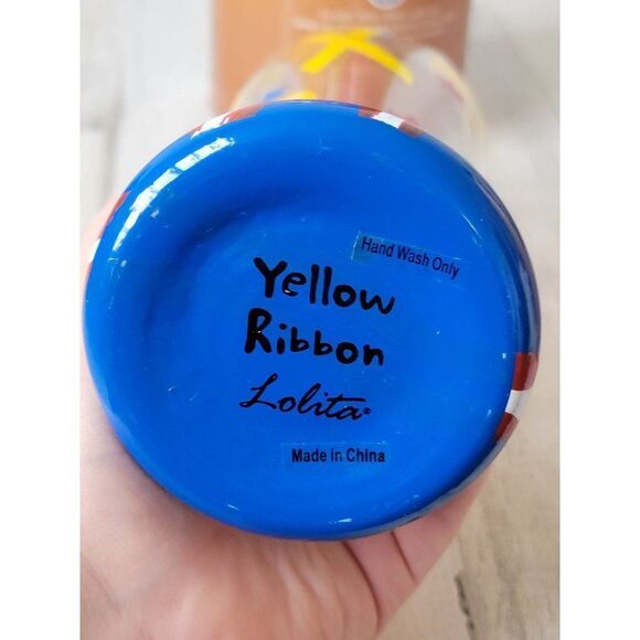 Lolita Yellow Ribbon beer drinkware decor USA - Picture 5 of 5